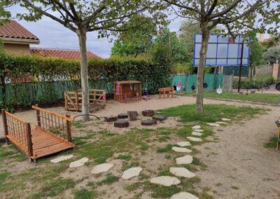 Jardín principal de la Escuela Infatil La Luna